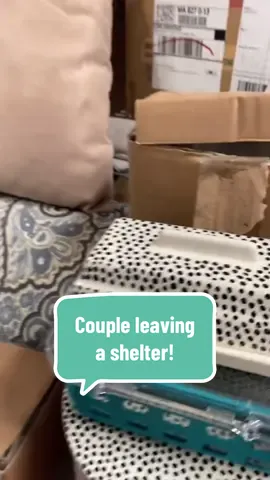 Leaving a shelter behind! This family loved everything they received! #newbeginnings #nonprofit #essentials #community #Home 