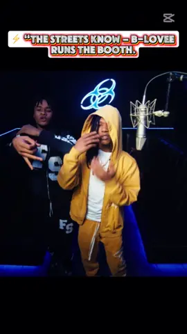 ⚡ “The streets know – B-Lovee runs the booth. #BLovee #InTheBooth #BLoveeMusic #RapVibes #HipHopCulture
