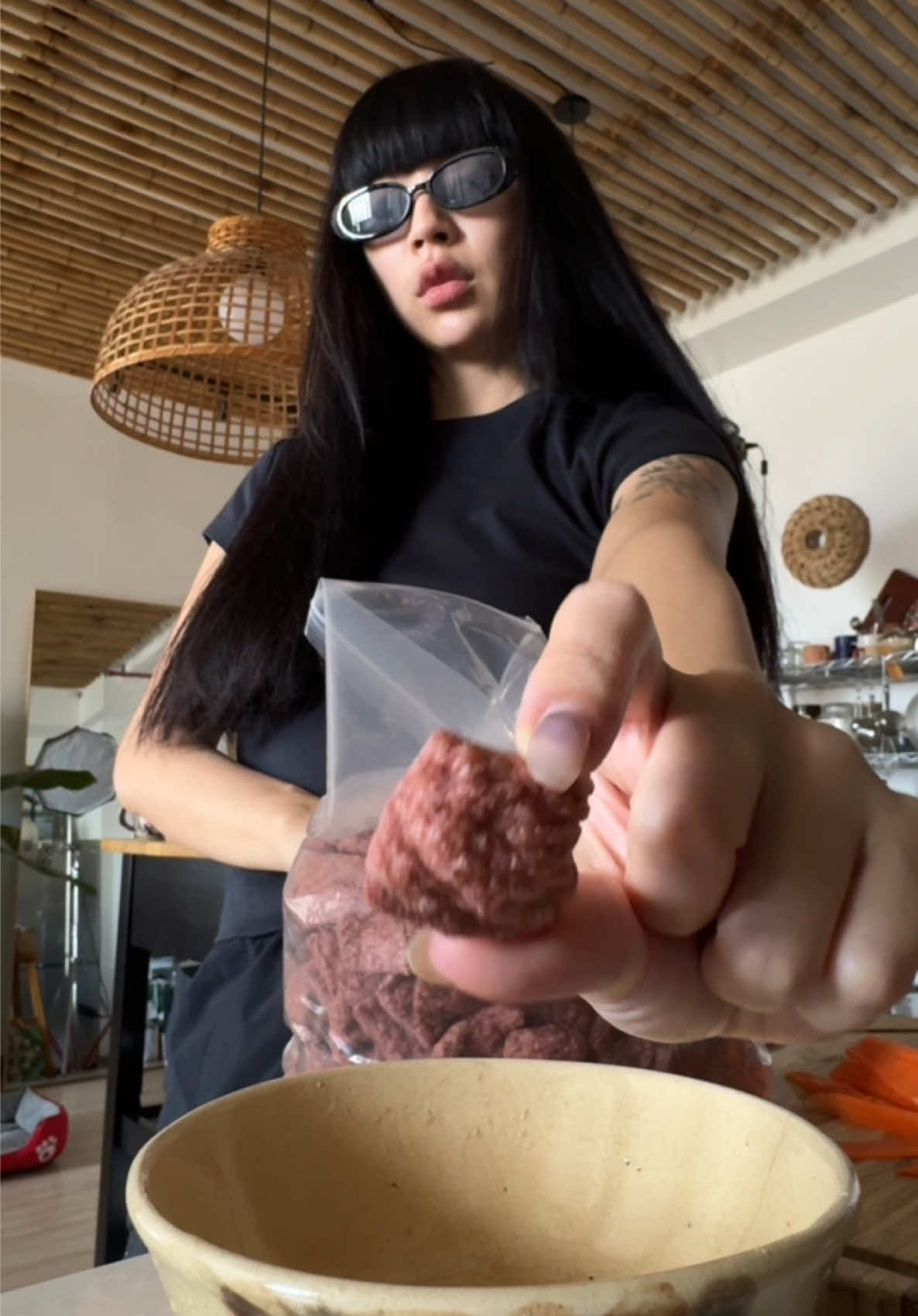 Ăn chay tiết kiệm với thịt chay khô từ đạm thực vật 🌱 #ancungtiktok #anchay #chaytiktok #vulanbaohieu #shushule 