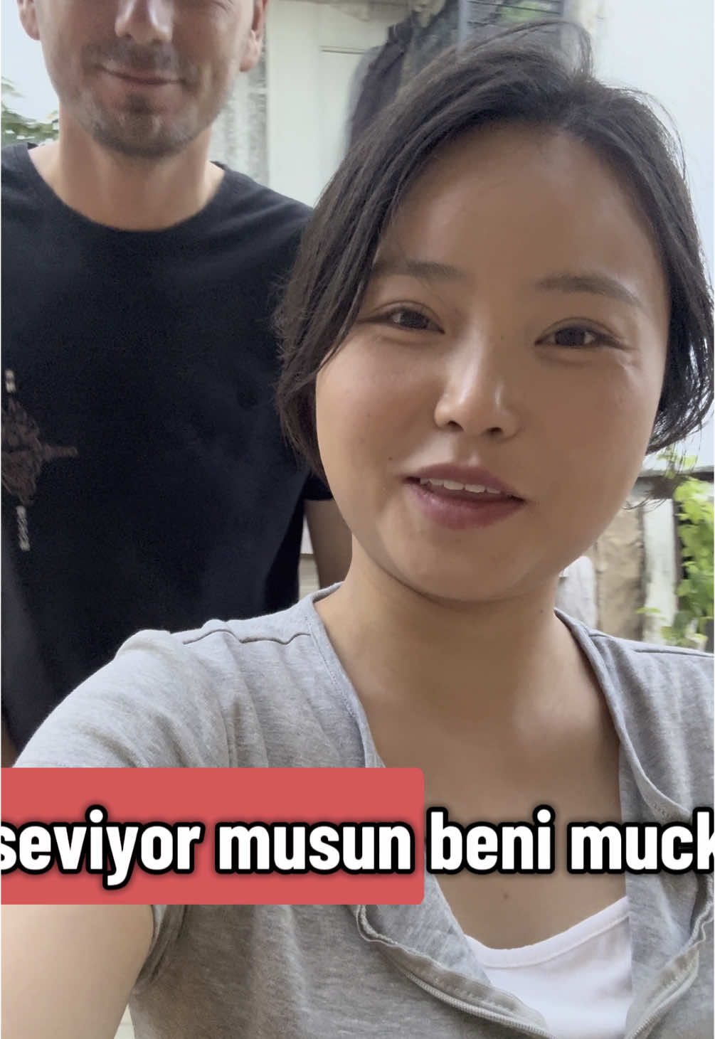 Seni de seviyorum 😻 şuanki hayatımı da çok seviyorum 😘 #çinli #gelin #köy #eşim #köyhayatı 