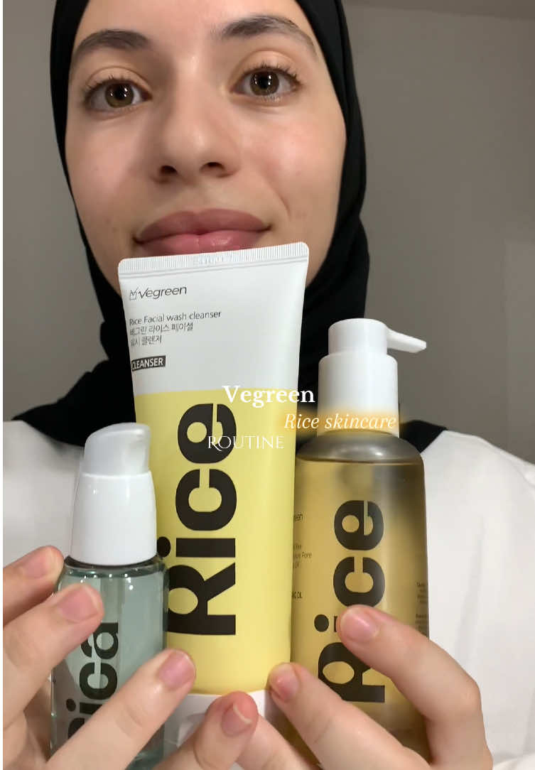 If you have dull and sensitive skin, this skincare will be the best choice for you! @Vegreen  #riceskincare #koreanskincare #kbeauty #fyp #vegreen 