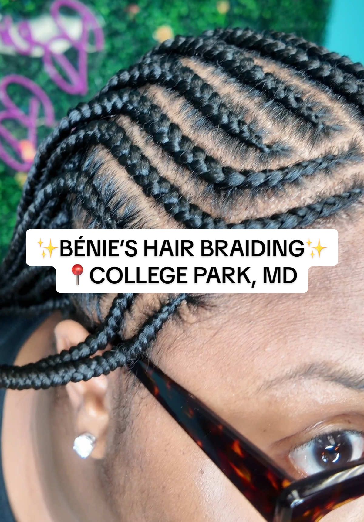 ✨WHERE TO GET BRAIDS IN THE DMV✨ I'm back at @Benie's _Hair _Braiding in College Park, MD! I first visited the braid salon two months ago for medium knotless braids. This time, we're getting Fulani braids for the first time! Benie's Hair Braiding offers an array for braids, twists, faux locs and other protective styles. I'd contact the braid salon directly to confirm what other styles are offered. My medium waist length Fulani braids cost $240 and take 4-6 hours. That price included braiding hair. Delicia was my stylist. In general, confirm if hair in your preferred color(s) is and isn't included. You will need to provide your own loose hair for protective styles like Boho, Bora Bora and similar braids. Wash and blowdry is an additional $20 for adults. All children (under 18) must come with their hair washed and blowdried. Takedowns start at $50. Walk-ins are welcomed based on staffing, but appointments are preferred and encouraged. DM to book your appointment and ask questions. Benie very highly responsive. ✨Bénie’s Hair Braiding✨ inside Hollywood Shopping Center 📍 9819 Rhode Island Ave College Park, MD 20740 📞 (240) 615-6545 ⏰Hours⏰ Sunday-Friday: 7am-7pm Saturday: 6am-7pm #dcinfluencer #dcblogger #dmvbraids #braidsalon #fulanibraids 