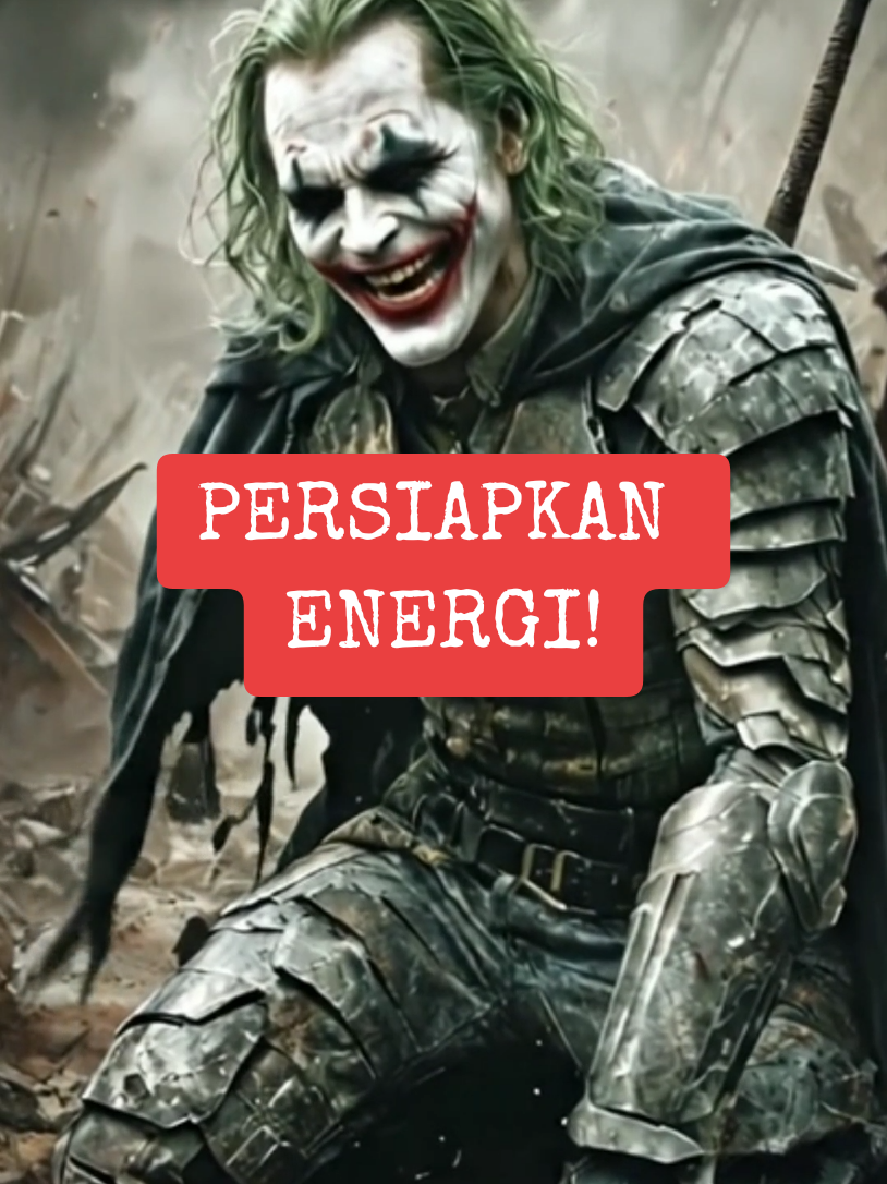 PERSIAPKAN ENERGI! Istirahat adalah strategi, bukan kekalahan. Mengambil waktu untuk memulihkan diri adalah langkah bijaksana untuk mencapai tujuan dengan lebih baik dan berkelanjutan! #ai #inspiration #motivation #joker 