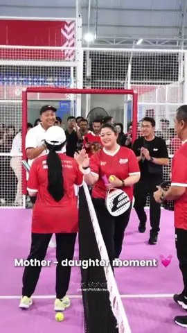 Mother - Daughter Moment ❤ #perempuanforever #puanmaharani #padel #sehat #fyp 