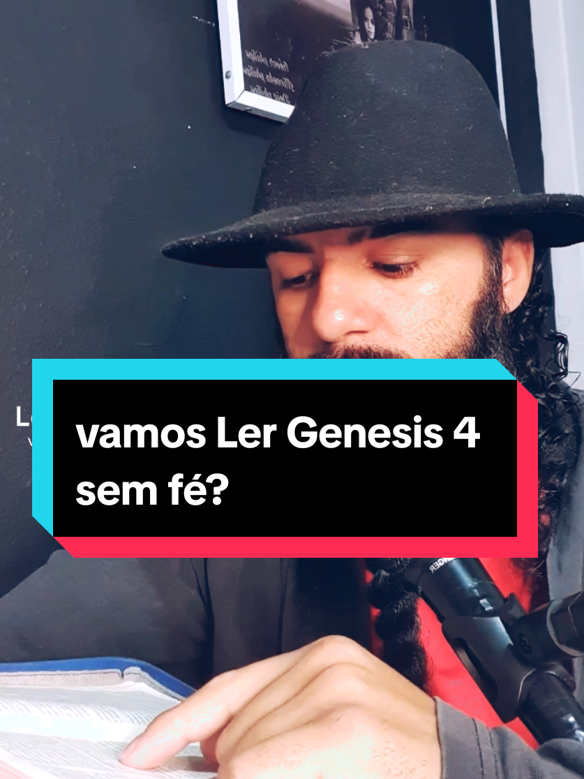 Gênesis 4:1-26
 [1] #Adão teve relações com #Eva , a sua mulher, e ela ficou grávida. Eva deu à luz um filho e disse: — Com a ajuda de #Deus , o Senhor, tive um filho homem. E ela pôs nele o nome de #Caim . [2] Depois teve outro filho, chamado #Abel , irmão de Caim. Abel era pastor de ovelhas, e Caim era agricultor. [3] O tempo passou. Um dia Caim pegou alguns produtos da terra e os ofereceu a Deus, o Senhor. [4] Abel, por sua vez, pegou o primeiro carneirinho nascido no seu rebanho, matou-o e ofereceu as melhores partes ao Senhor. O Senhor ficou contente com Abel e com a sua oferta, [5] mas rejeitou Caim e a sua oferta. Caim ficou furioso e fechou a cara. [6] Então o Senhor disse: — Por que você está com raiva? Por que anda carrancudo? [7] Se tivesse feito o que é certo, você estaria sorrindo; mas você agiu mal, e por isso o pecado está na porta, à sua espera. Ele quer dominá-lo, mas você precisa vencê-lo. [8] Aí Caim disse a Abel, o seu irmão: — Vamos até o campo. Quando os dois estavam no campo, Caim atacou Abel, o seu irmão, e o matou. [9] Mais tarde o Senhor perguntou a Caim: — Onde está Abel, o seu irmão? — Não sei — respondeu Caim. — Por acaso eu sou o guarda do meu irmão? [10] Então Deus disse: — Por que você fez isso? Da terra, o sangue do seu irmão está gritando, pedindo vingança. [11] Por isso você será amaldiçoado e não poderá mais cultivar a terra. Pois, quando você matou o seu irmão, a terra abriu a boca para beber o sangue dele. [12] Quando você preparar a terra para plantar, ela não produzirá nada. Você vai andar pelo mundo sempre fugindo. [13] Caim disse a Deus, o Senhor: — Eu não vou poder aguentar esse castigo tão pesado. [14] Hoje tu estás me expulsando desta terra. Terei de andar pelo mundo sempre fugindo e me escondendo da tua presença. E qualquer pessoa que me encontrar vai querer me matar. [15] Mas o Senhor respondeu: — Isso não vai acontecer. Pois, se alguém matar você, serão mortas sete pessoas da família dele, como vingança. Em seguida o Senhor pôs um sinal em Caim para que, se alguém o encontrasse, não o matasse. [16] Então Caim saiu da presença do Senhor e foi morar na região de Node, que fica a leste do Éden. [17] Caim e a sua mulher tiveram um filho e lhe deram o nome de Enoque. Mais tarde Caim construiu uma cidade e a chamou de Enoque, o nome do seu filho. [18] Enoque foi pai de Irade, que foi pai de Meujael, que foi pai de Metusael, que foi pai de Lameque. [19] Lameque teve duas mulheres: uma delas se chamava Ada, e a outra, Zilá. [20] Ada teve um filho chamado Jabal, que foi o antepassado dos que criam gado e vivem em barracas. [21] Jabal tinha um irmão chamado Jubal, que foi o antepassado de todos os músicos que tocam lira e flauta. [22] Zilá, por sua vez, teve um filho chamado Tubalcaim, que era ferreiro e fazia objetos de bronze e de ferro. Tubalcaim tinha uma irmã chamada Naama. [23] Certo dia Lameque disse às suas mulheres: “Ada e Zilá, escutem-me; mulheres de Lameque, marquem bem o que eu digo. Matei um homem porque me feriu, matei um moço porque me machucou. [24] Se são mortas sete pessoas para pagar pela morte de Caim, então, se alguém me matar, serão mortas setenta e sete pessoas da família do assassino.” [25] Adão e a sua mulher tiveram outro filho. Ela disse: — Deus me deu outro filho para ficar em lugar de Abel, que foi morto por Caim. E pôs nele o nome de Sete. [26] Sete foi pai de um filho e o chamou de Enos. Foi nesse tempo que o nome Senhor começou a ser usado no culto de adoração a Deus.
 
 @trévor 