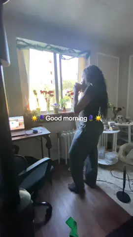 Did you have a slow or fast morning today? #fyp #morningroutine #asmr 