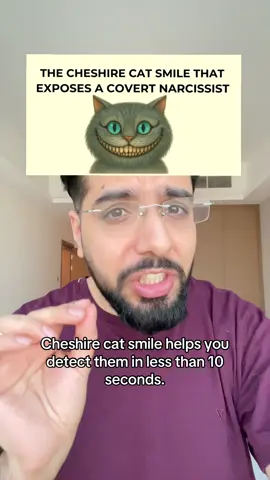 THE CHESHIRE CAT SMILE THAT EXPOSES A COVERT NARCISSIST