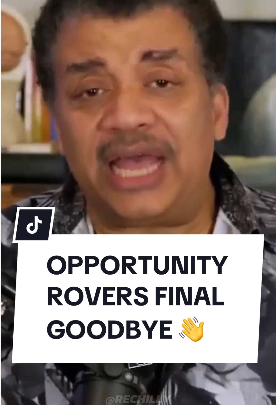 The opportunity rovers last words  - - - - #science #space #mars #Astronomy #neildegrassetyson 