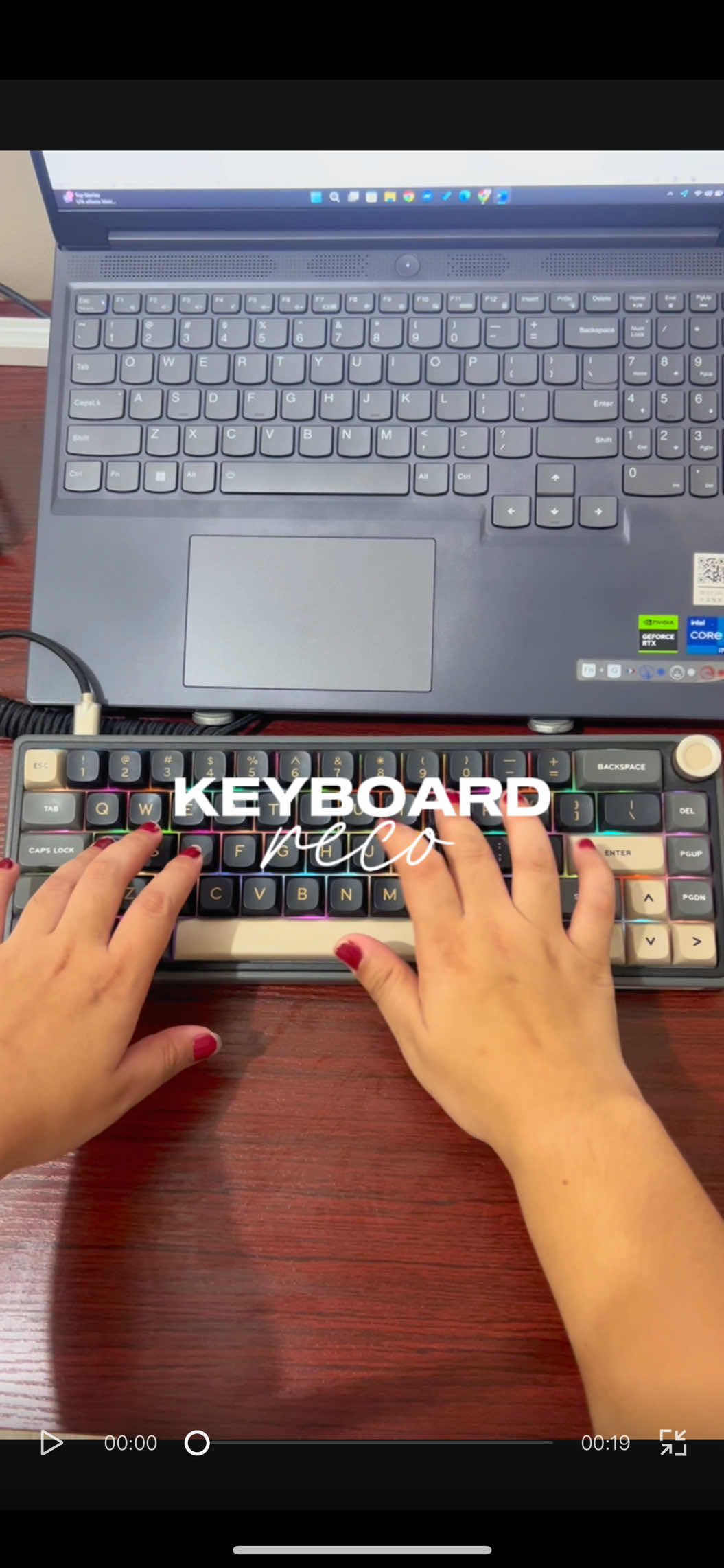 Replying to @lailuna_ #keyboard #gamingkeyboard 