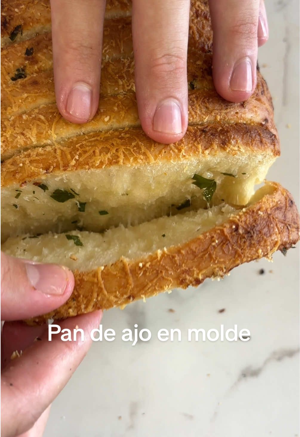 Pan de ajo en molde #Pizza #paratii #pizzalover #pandeajo #fyp 