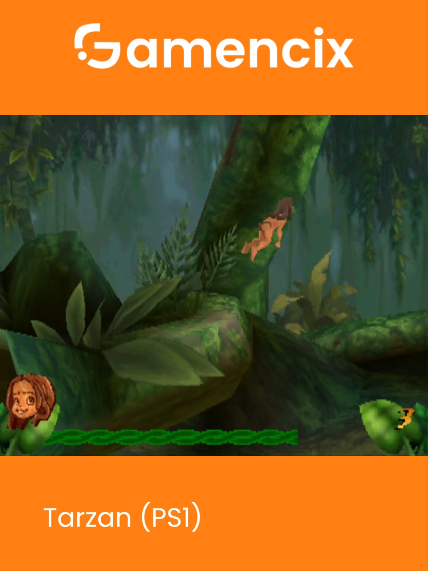 🎮 Lanzado en 1999, nos llevó a vivir la película de Disney en forma de plataformas. Desde la niñez de Tarzan hasta la selva adulta, fue una aventura inolvidable en la PS1. 🌴 Tarzan (PS1) #tarzan #ps1 #ps1games #recuerdos #retrogames