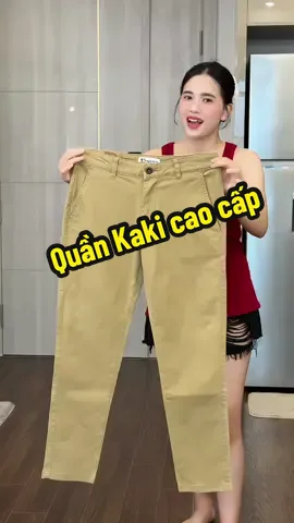 Quần kaki cao cấp#kieugialinh #quankaki 