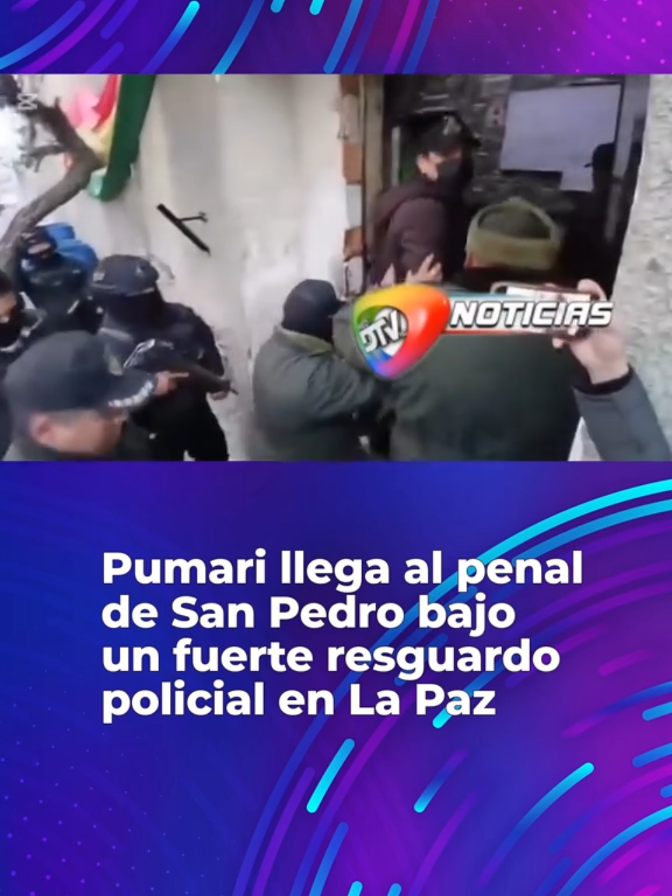 #ABInforma | 🔻 Bajo un estricto operativo de seguridad, Marco Antonio Pumari fue trasladado la noche del domingo desde el penal de Cantumarca, en Potosí, hacia la ciudad de La Paz. El viaje se realizó por vía terrestre y culminó alrededor de las 06h50 de este lunes, cuando Pumari ingresó al penal de San Pedro. 👉 El traslado ocurre luego de que el presidente del Tribunal Supremo de Justicia (TSJ), Romer Saucedo, instruyera el pasado viernes a los tribunales departamentales del país revisar los plazos procesales en las detenciones preventivas de los implicados en el caso “Golpe de Estado I”, incluidos la expresidenta Jeanine Añez, el gobernador cruceño Luis Fernando Camacho y el propio Pumari. #urgente #bolivia #marcopumari #camachogobernador #noticiasbolivia
