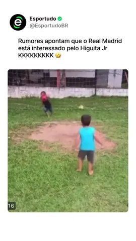 Que baita mini goleirão! 🤩😤 #futebol #meme #humor #resenha #crianca 