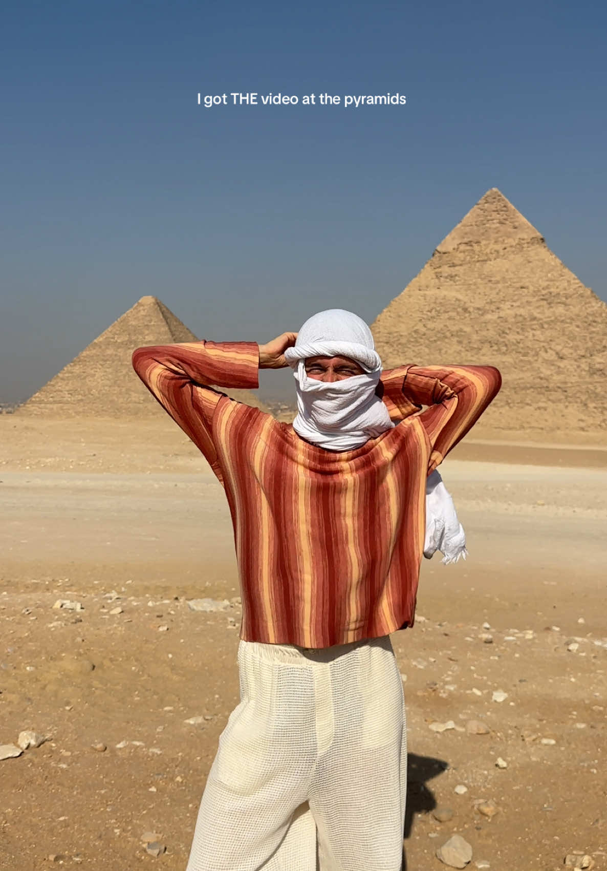 J’ai enfin eu LA vidéo au pyramides 😍