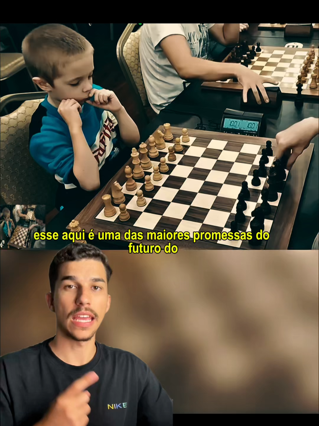 Maior promessa do xadrez com apenas 3 anos !