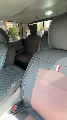 Fundas de asiento de coche de cuero Ajuste personalizado  Cabina de camioneta delantera y trasera 5 asientos Juego completo Protector#fundas #asientos #forros #cuero #car 