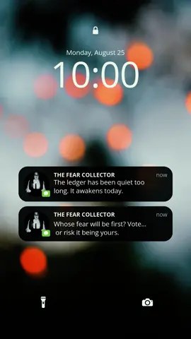 VOTING IS NOW OPEN! The ledger has been quiet too long. It awakens today. Whose fear will be first? Vote or risk it being yours. #faceofhalloween #elisabethmariesc #fearcollector 