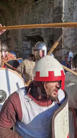 Life can be hard. never feel you cant speak up. The lads in the shield wall will look after you. . . . . #historianormannishereford #historianormannis #historianormanniswales #shieldwall #couldbeworse 