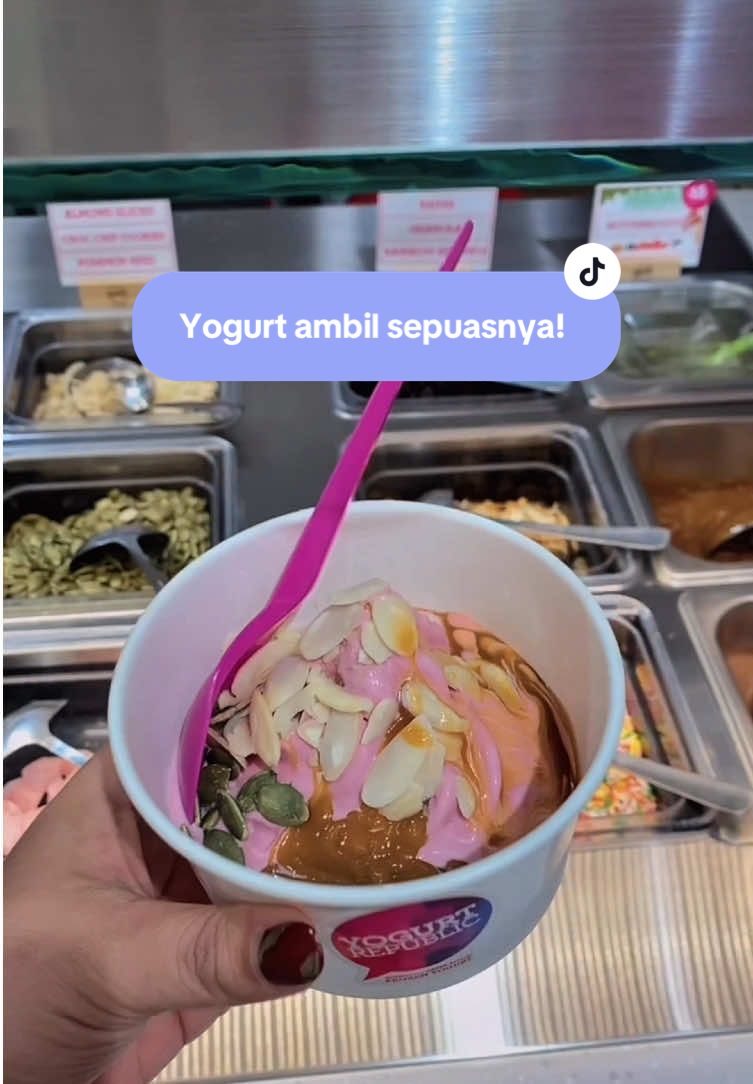Yogurt yg self service dan ambil semau mau nya sendiri😂 @Yogurt Republic @Yogurt Republic  #yogurtrepublic #yogurtrepublicmedan #fyp #yogurt #medan 