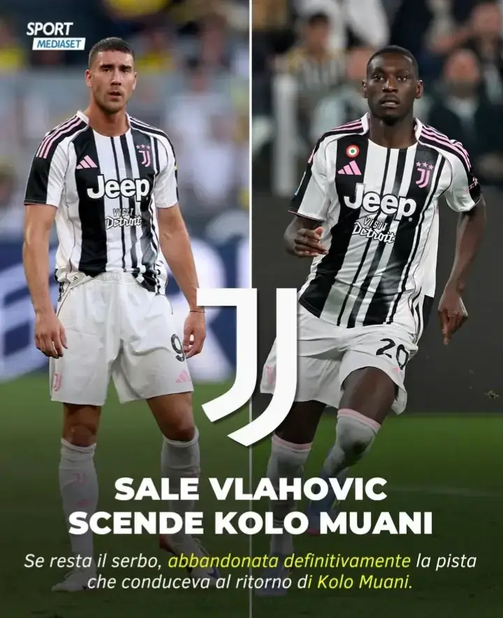 🤍🖤 Vlahovic si riprende la Juve: gol e pace con i tifosi,ora l'addio e più lontano  ➖➖➖ #sportmediaset #juventus #juve #vlahovic #kolomuani 