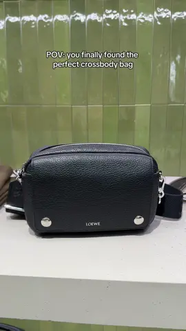 This Loewe crossbody might be the bag you need! @LOEWE #loewebags #mensbags #designerbags #mensfashion #fashiontiktok 