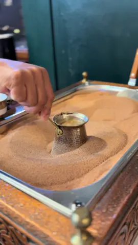 Finally gave a Turkish Coffee a try! #cezvekahve #turkishcoffee 