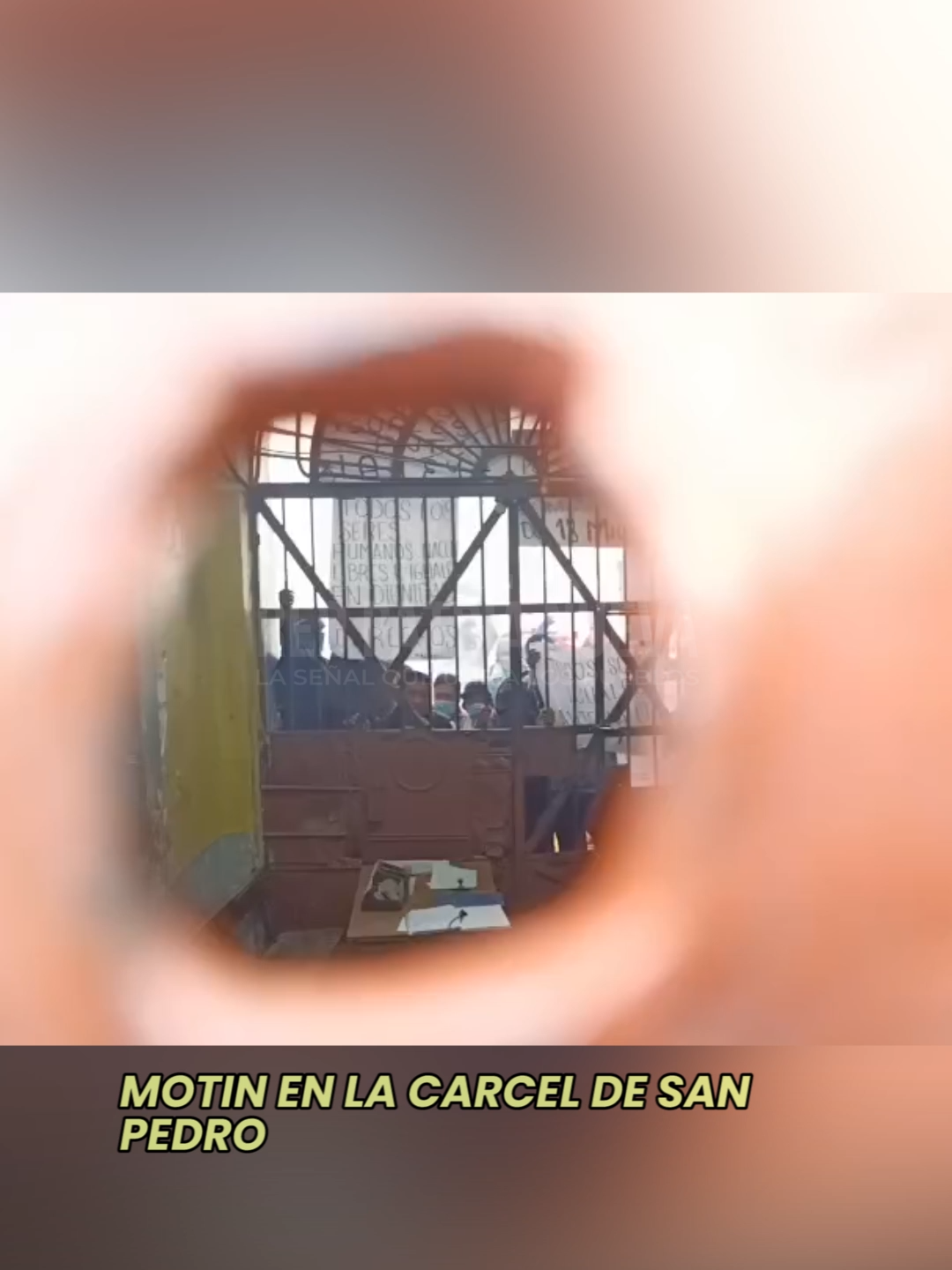 Motín de internos en el penal de San Pedro en La Paz.  #CARCEL #motin #bolivia🇧🇴 #camacho