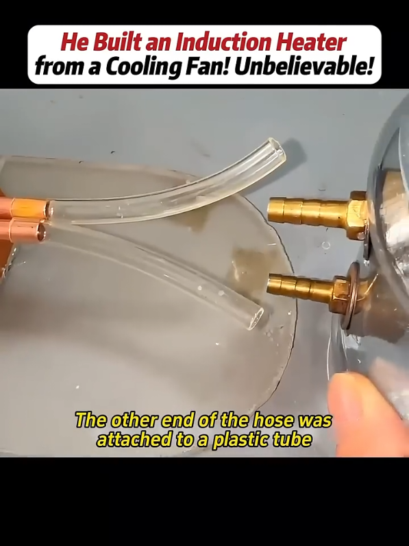 He Built an Induction Heater from a Cooling Fan! Unbelievable! #DIYProjects #Innovation #Engineering #CreativeBuilds #Upcycling @Creative Fixes 