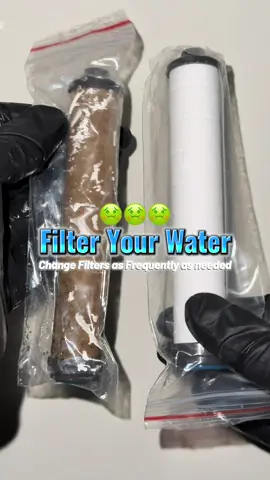 Improve your skin & hair routine, unfiltered water can do damage to your health!  #filteredshowerhead #filteredwater #cleanwater #skincareroutine 