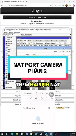 Video NAT Port Camera – Phần 2: IP ĐỘNG + DDNS + Hairpin NAT #namhocmang #mikrotik #camera #kbvision  P1: @NAM HỌC MẠNG 