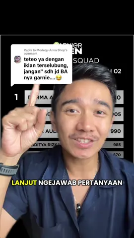 Replying to @Modequ Anna Shop  dukung terus semoga kontennya semakin bermanfaat buat kalian wujudkan kampus dan karir impian  @garniermenid #BEOURBEST #GMENCREATORSQUAD #GARNIERMENID #GMENSQUADBATCH2 #GMENSQUADCHALLENGE5 
