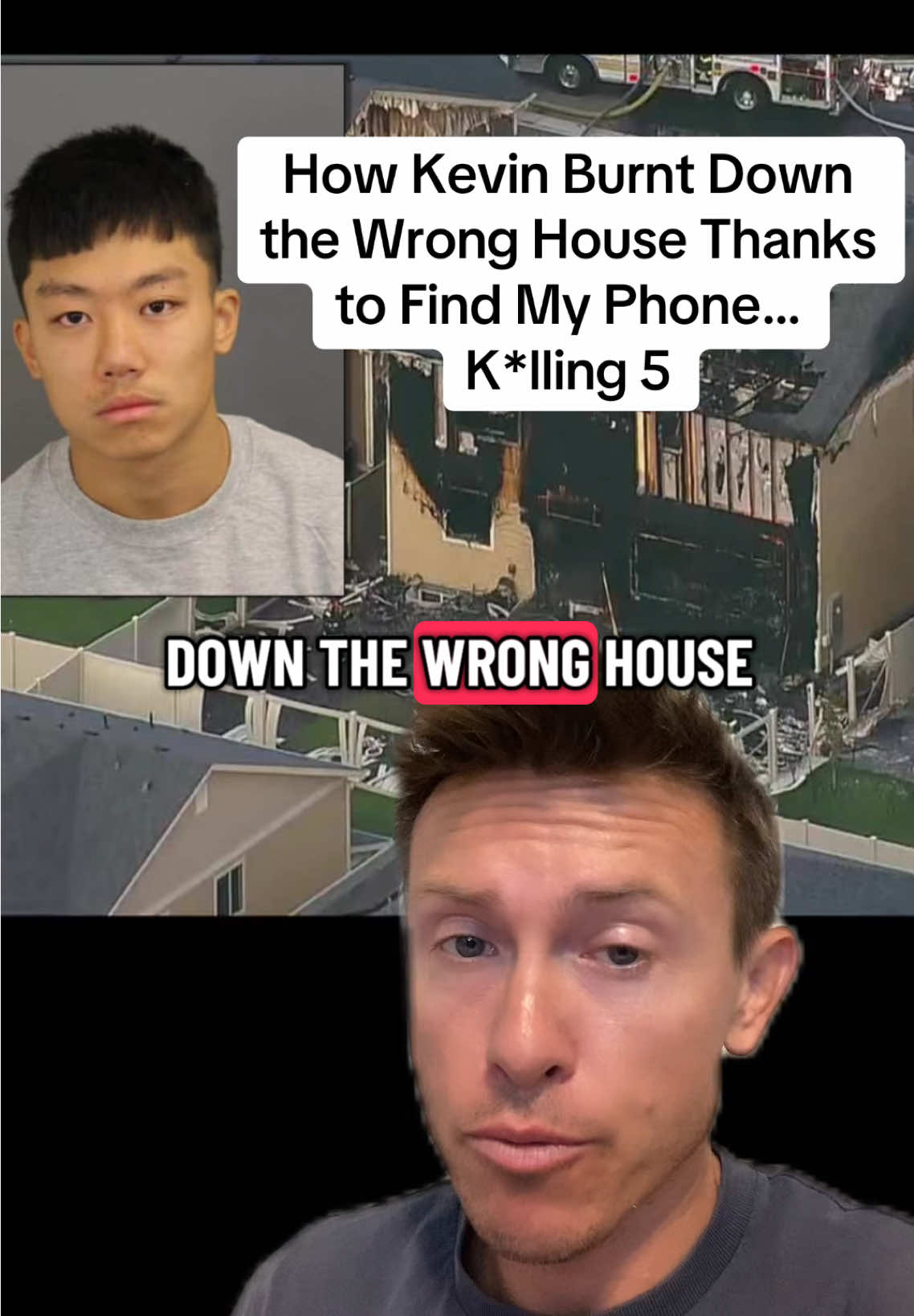 How Kevin Burnt down the wrong house thanks to find my phone. #scarystories #scarytiktoks #truestories #crazystories #viralvideos 