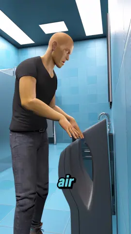 Still using those hand dryers in public bathrooms? You might want to think twice. #toilet #hygiene #education #mrbrainboost #handdryer 