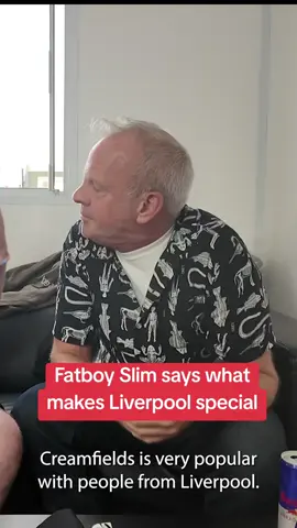 Fatboy Slim was full of praise for Liverpool after he returned to the city for a whistle-stop visit, before dashing off to Creamfields.  The legendary DJ performed in his customary slot at the festival in Daresbury last night, as he brought the curtain down on the stage named in his honour. In an exclusive interview with the ECHO, Fatboy Slim revealed why he loves playing a set to a room full of Scousers and why he was briefly in the city yesterday... @ryanpaton #Creamfields #Creamfields2025 #FatboySlim #Scousers #Liverpool 