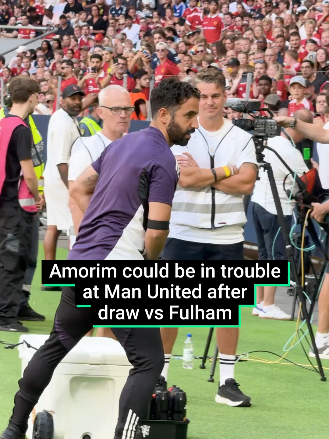 Could Amorim be sacked this season? 😬 Ruben Amorim could genuinely be in trouble as Manchester United manager following their 1-1 draw against Fulham in the Premier League. Fans may say they're improving, but the odds are stacked against him with these stats. #rubenamorim #manchesterunited #PremierLeague #manager #sacked