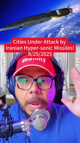 Cities Under Attack by Iranian Hyper-sonic Missiles! 🌍 #ParaTi #viral #fypシ #usa #iran #israel #telaviv #war #viral #trump #donaldtrump #israel🇮🇱 #iran🇮🇷