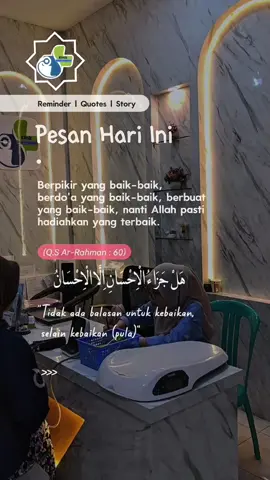Selamat beristirahat Sahabat Khadijah Tetap berpikir yang baik-baik Berdoa yang baik-baik Berbuat yang baik-baik, Allah pasti hadiahkan yang terbaik.  seperti motto Klinik Cahaya Khadijah, siap memberikan pelayanan TERBAIK Terjangkau, Empati, Ramah, Bermutu, Aman, Islami, & Kekeluargaan Klinik Cahaya Khadijah Jl. Tuan Surotrunan Desa Bojongsari Kec. Alian Kab. Kebumen ( samping Indomaret Sruni)  WA 0877 2100 3100 Melayani Pasien Umum dan BPJS  #KlinikTerpercayaKebumen  #SehatBersama #klinikcahayakhadijah #KlinikBojongsari #klinikalian 