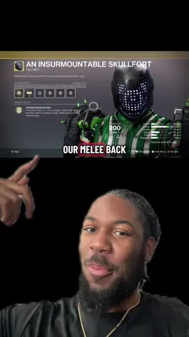 Replying to @jobim_175 I might make this a series as there are some really good builds in the comments and I’m not too familiar with Warlock and Hunter builds/exotics #videogames #destiny2 #destinythegame #destiny2titan #greenscreen 