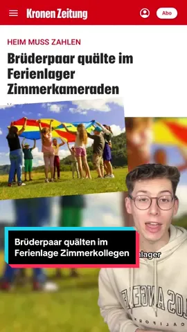 Brüderpaar quälte im Ferienlager Zimmerkameraden #news #österreich 