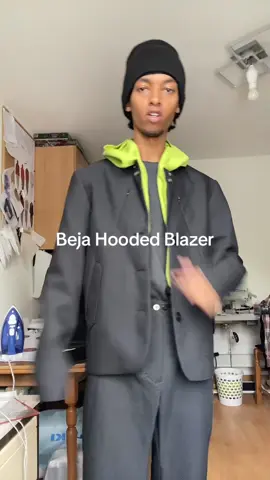 hidden details regarding the Hooded Scarf on the Blazer #yuh  