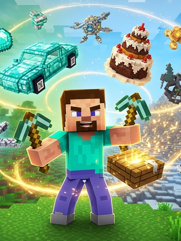 Tôi Chế Tạo Mọi Vật Phẩm Trong Game Minecraft - Phần 1 #Minecraft #gameminicraft #game #grox #viralvideo