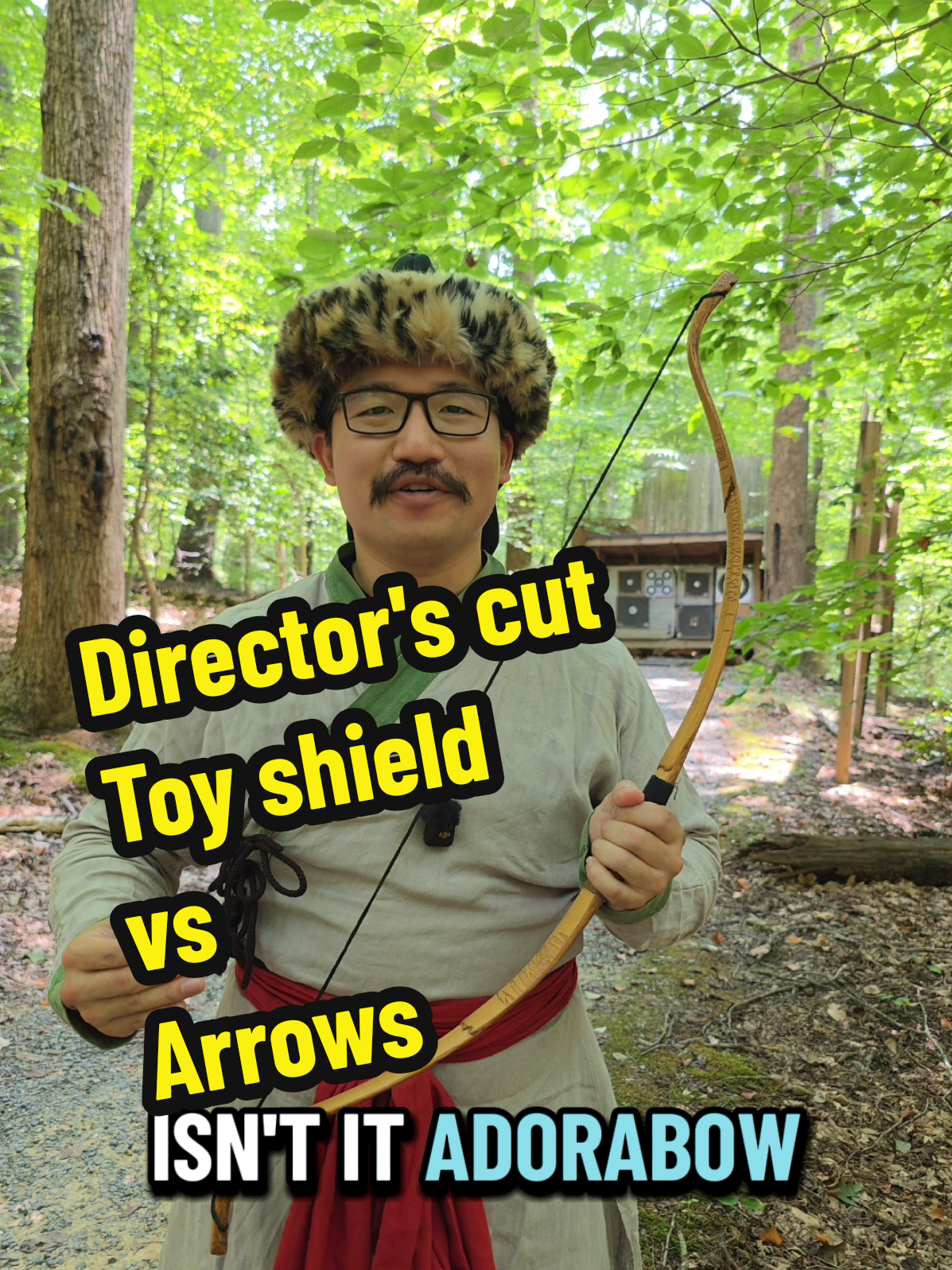 By popular request, here's the director's cut of that epic video of toy shield versus arrow, complete with the impacts! #archery #History #medievaltiktok #horsebow #armor 