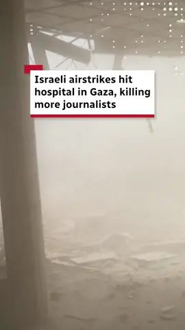 Israeli airstrikes hit southern Gaza's main hospital Monday, killing at least 19 people, including several journalists working for Reuters, The Associated Press, Al Jazeera and others. More than 200 journalists working in Gaza have been killed since the war started in October 2023. #Gaza #Palestinians #NasserHospital #Moment #CBCNews 