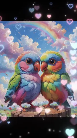 #271 And, I looked into your eyes 🐦💖☘️ #lookingatyou  #lovesongs #lovebirds