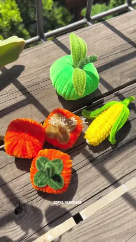 Creative Corn From Pipe Cleaner Craft  #asmr #foryou #handmade #trending #DIY 