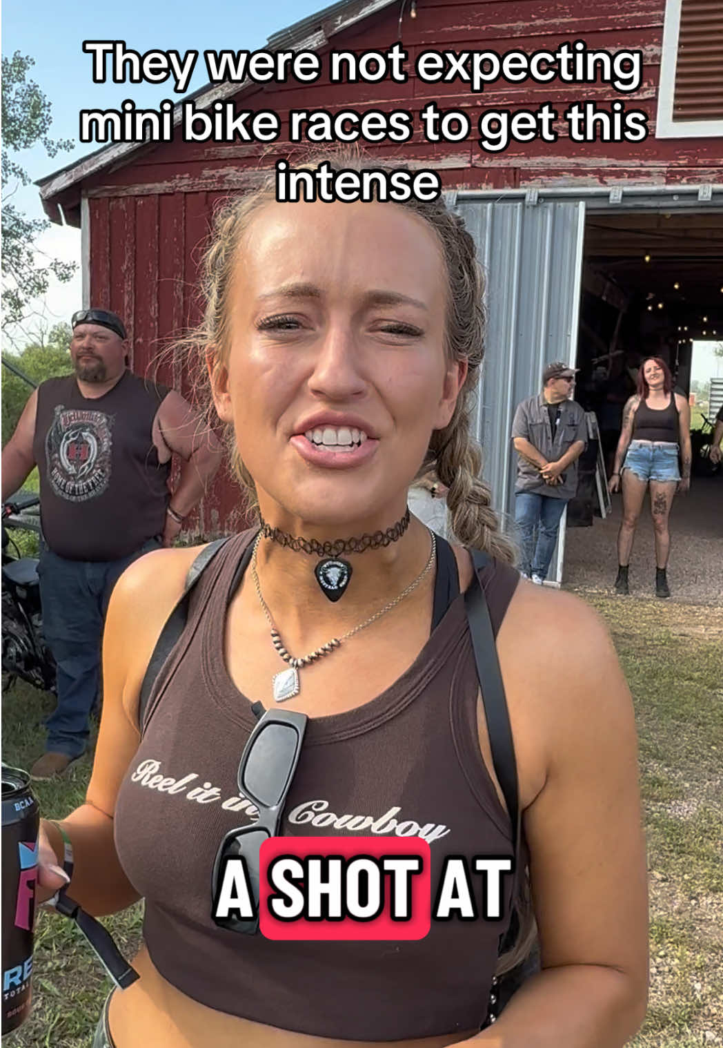They were not expecting mini bike races to get this intense #sturgis #motorcycle #motorcycles #automotive #ride 