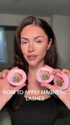 How to apply magnetic lashes! I’m using @WOSADO.US in the style ‘Barbie black’ ad #wosado #disney #zootopia #magneticlashes #lashtutorial 
