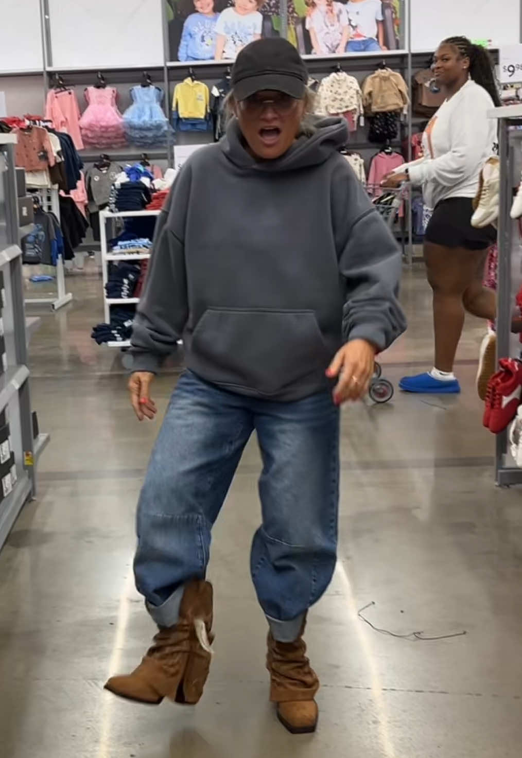 Shoe shopping at WALMART pt 2 🤣🤣🤣🤦‍♀️ #fyp #funny #viral #laugh #shoes 