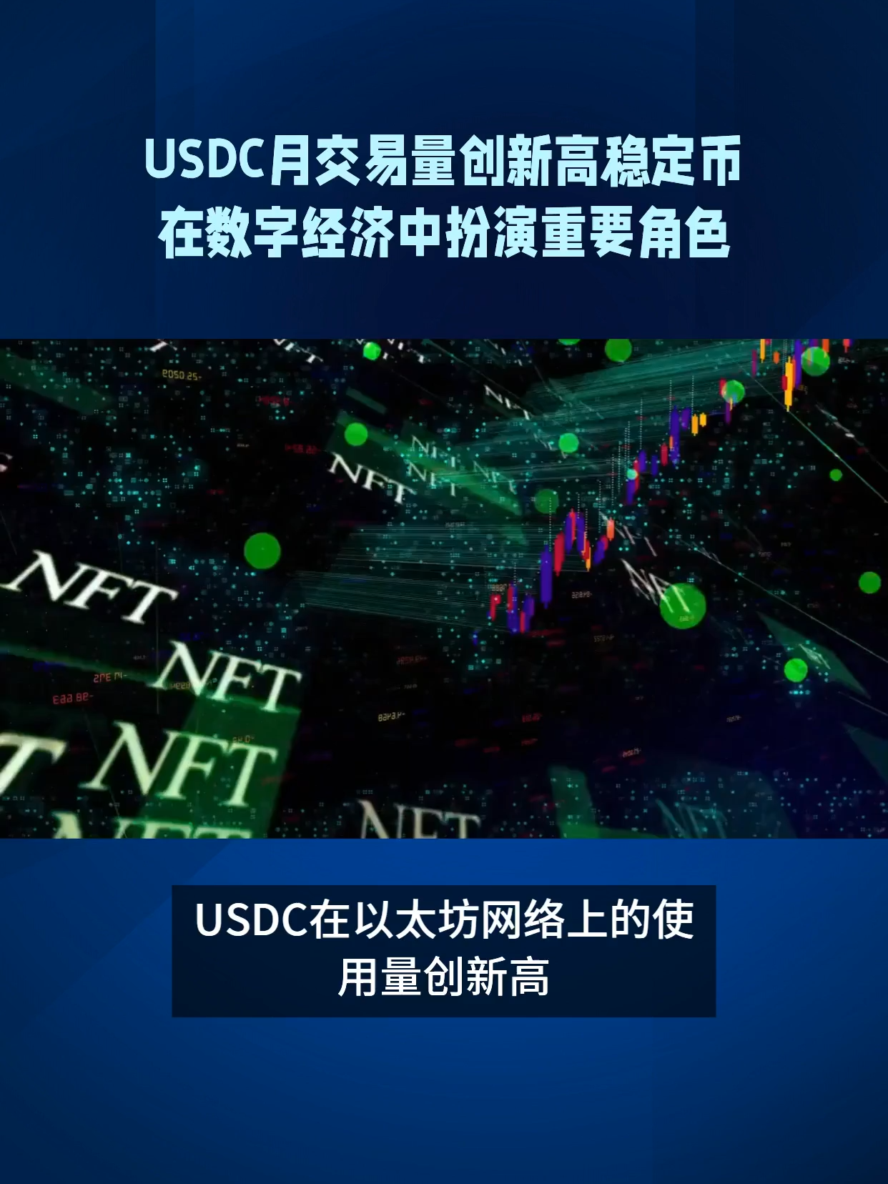 USDC在以太坊网络使用量创历史新高7483亿美元 #USDC  #以太坊  #交易额